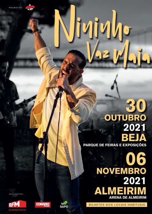 Nininho Vaz Maia com concertos de estreia dia 30 de outubro e dia 06 de novembro